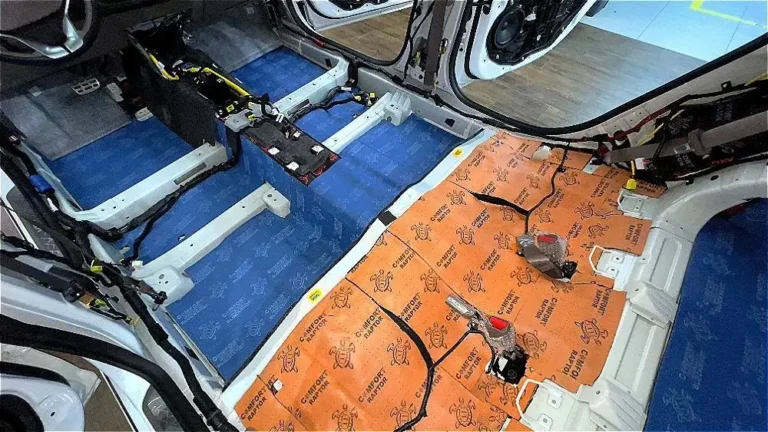 Шумоизоляция пола KIA K8 2021-3 3